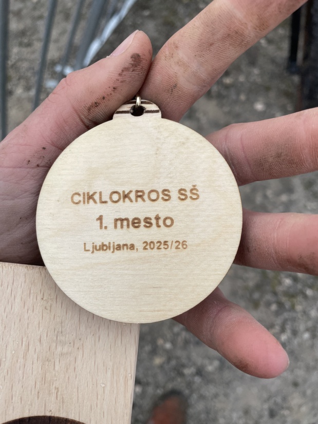 Slika dogodka: Val Ignacij Povalej zmagovalec ljubljanskega srednješolskega ciklokrosa